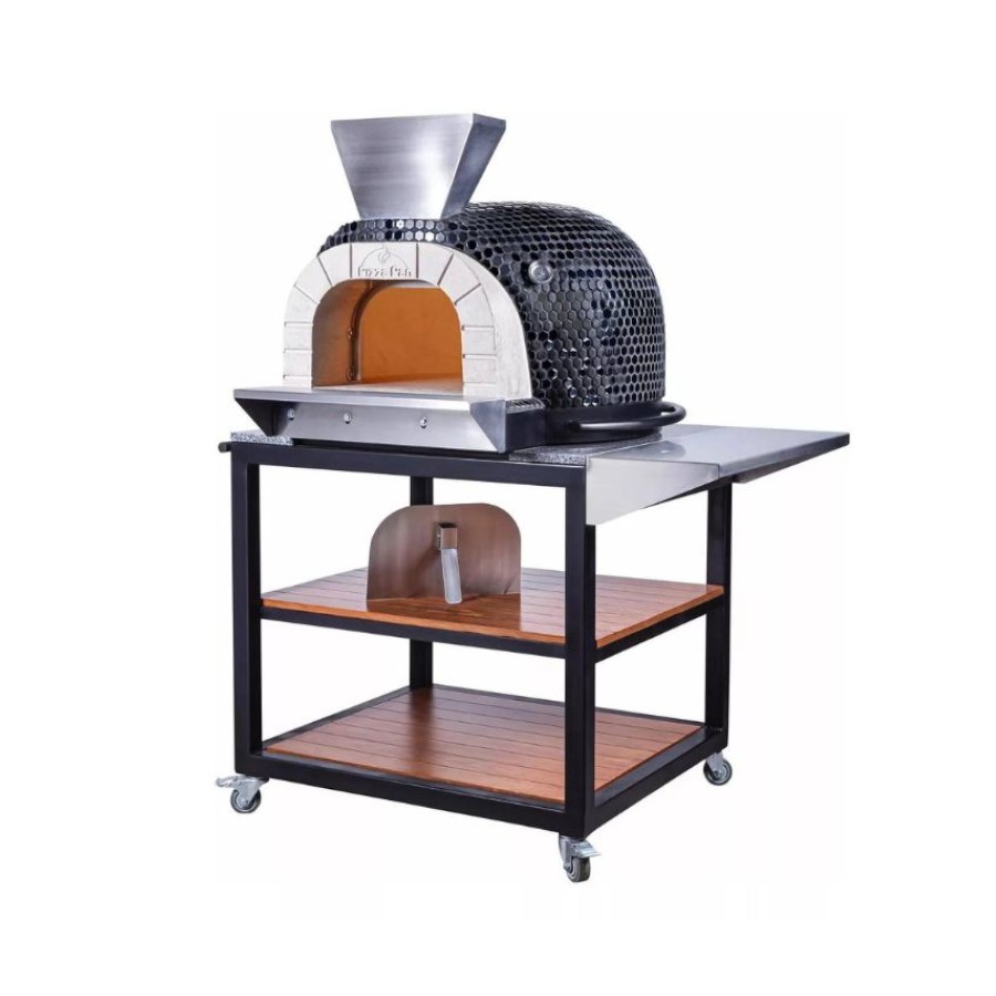 R-65C PIZZA PAN HORNO DE LEÑA BASE CORTA 