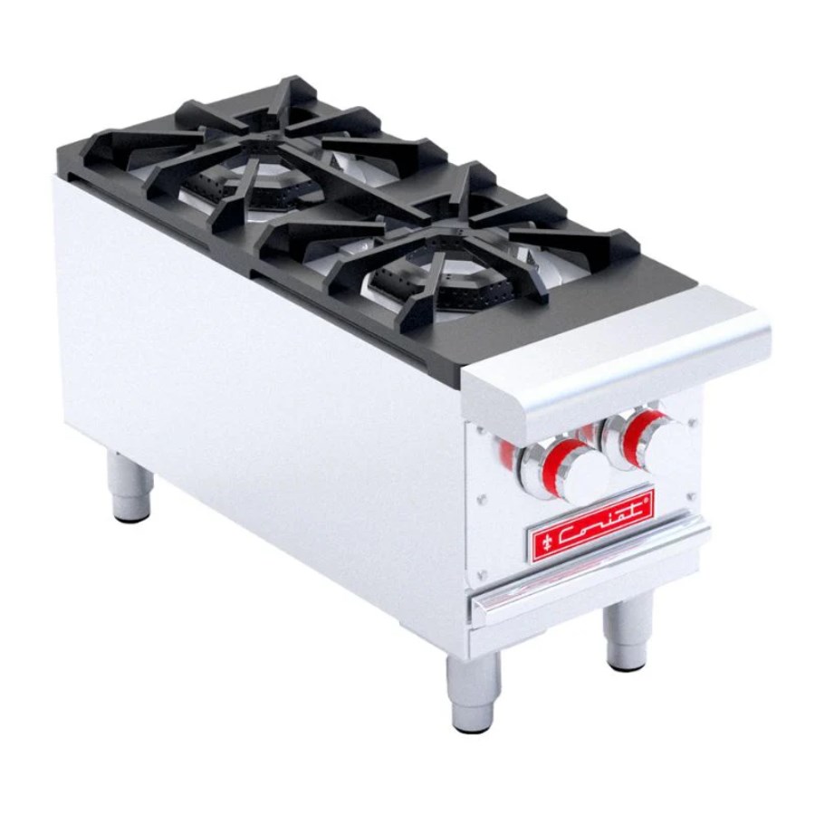 PCV-2 DE MESA HD CORIAT PARRILLA A GAS 2 QUEMADORES 