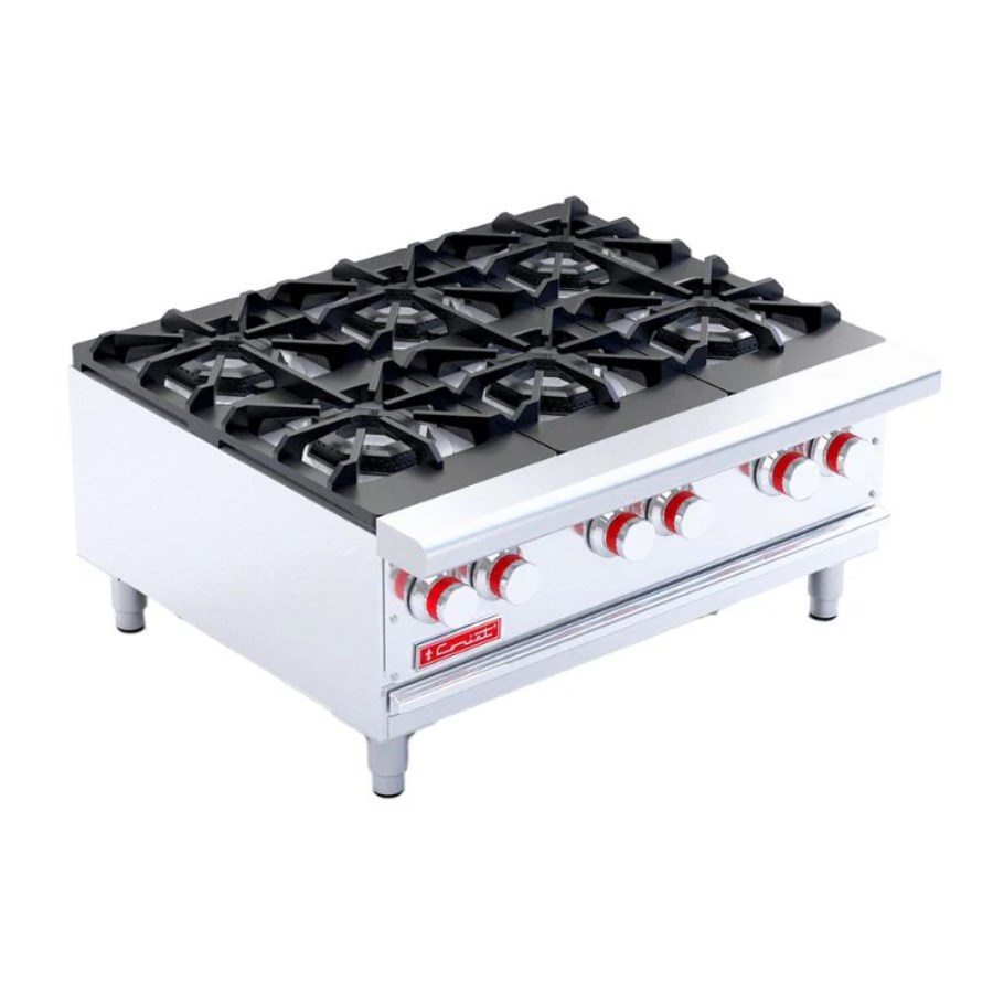 PCV-6 DE MESA HD CORIAT PARRILLA A GAS 6 QUEMADORES