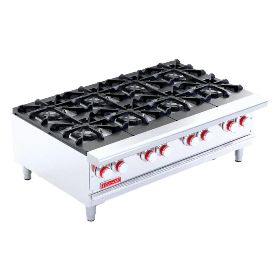 PCV-8 DE MESA HD CORIAT PARRILLA A GAS 8 QUEMADORES