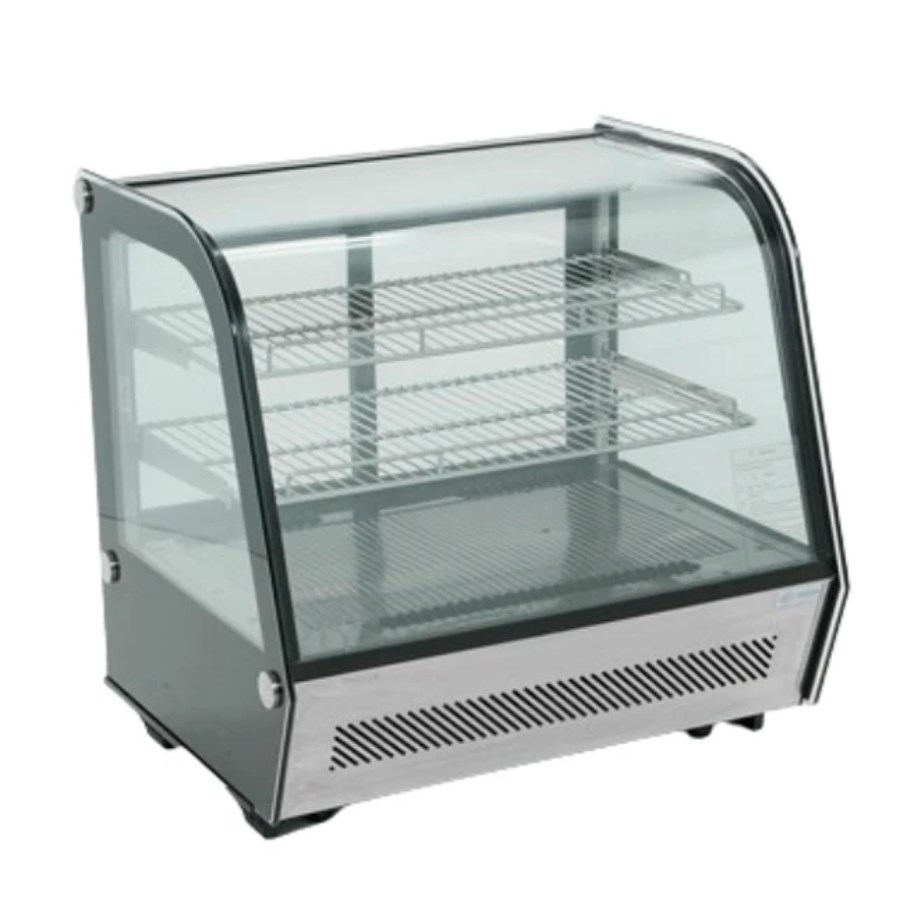 RTW-120L4 MIGSA VITRINA REFRIGERADA CRISTAL CURVO CON SISTEMA ANTIEMPAÑANTE